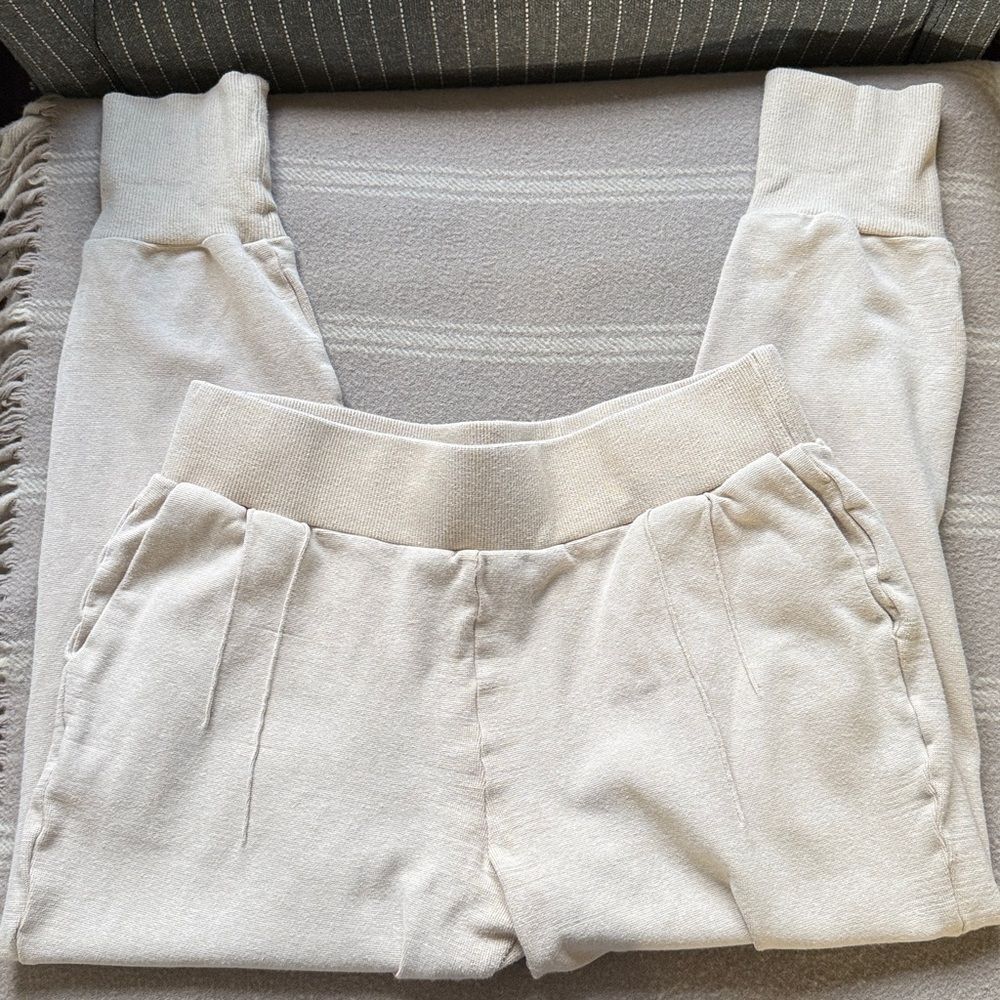 Varley Amberley Joggers Oatmeal Size Large - Picture 7 of 7